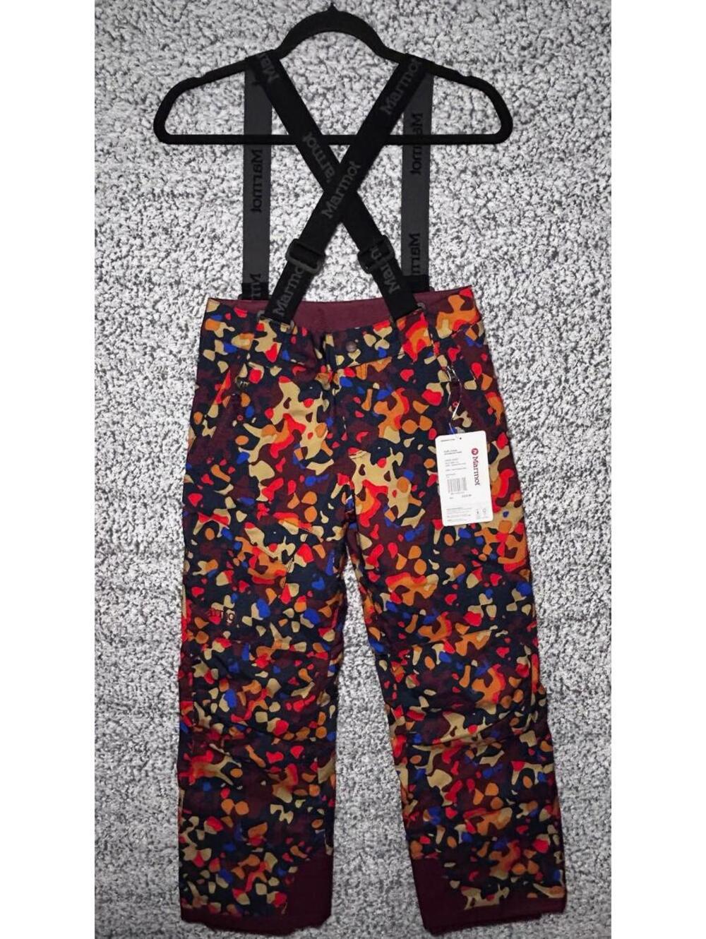 Marmot Kids Edge Insulated Snow Pants Youth Large Camo Tech NWT